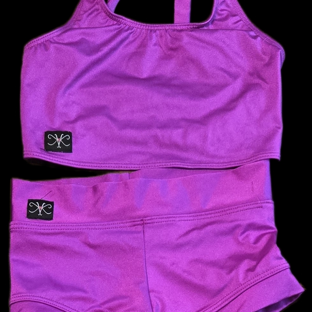 Kids Purple Dance Outfit